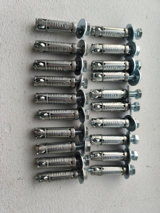 20 Buchas Metálicas Daxis M8