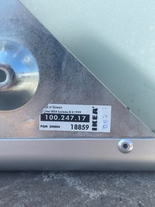 Mesa Ikea Cristal Patas Ajustables