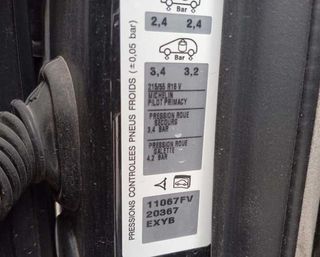 Cinturón seguridad citroen c4 picasso sx 447325