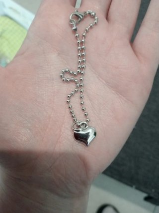 Set collana e 2 braccialetti cuori e fiore