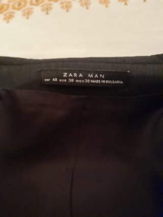 Traje de caballero negro