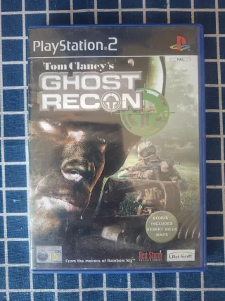 PS2 TOM CLANCYS GHOST RECON ORIGINAL COMPLETO