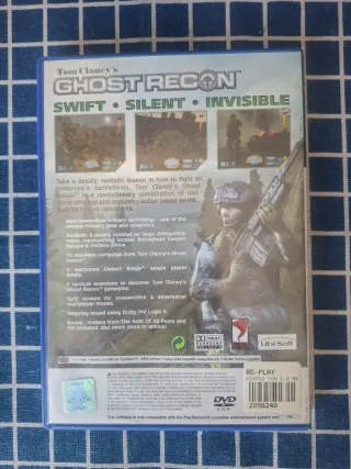 PS2 TOM CLANCYS GHOST RECON ORIGINAL COMPLETO