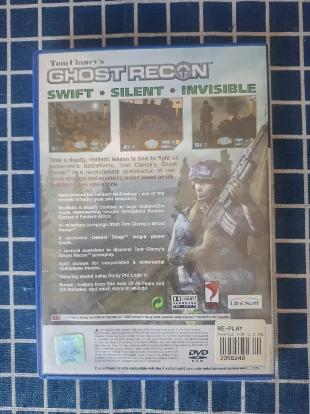PS2 TOM CLANCY'S GHOST RECON ORIGINAL COMPLETO