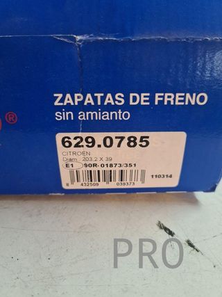 Zapatas de freno Citroën C2/C3
