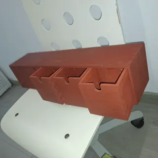 Estanteria Cajonera pequeña de madera