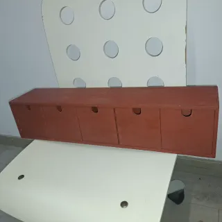 Estanteria Cajonera pequeña de madera