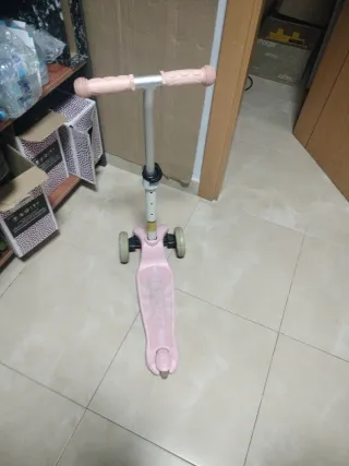 Patinete infantil 3 ruedas rosa