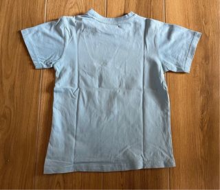 Maglietta OVS Kids azzurra con stampa 100% cotone