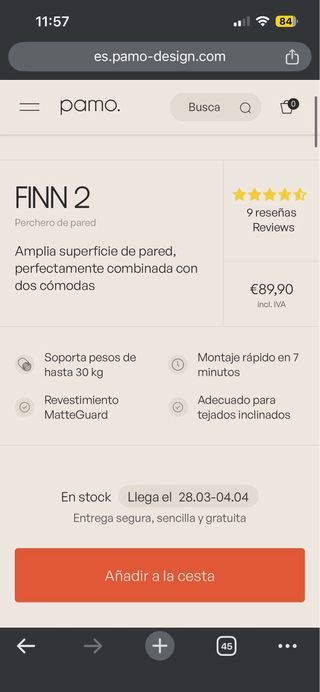 Burro Perchero Metálico Negro