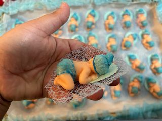 Recuerdo Baby Shower Muñeco Bebé Azul