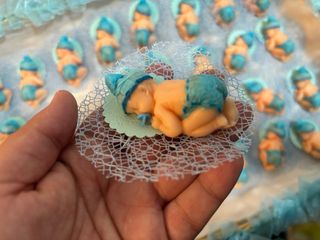 Recuerdo Baby Shower Muñeco Bebé Azul