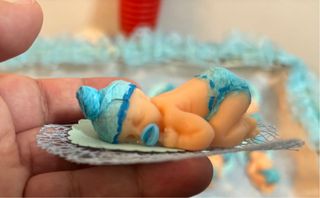 Recuerdo Baby Shower Muñeco Bebé Azul