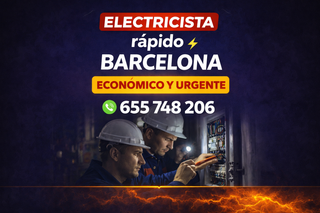 Electricista rápido Barcelona económico y urgente