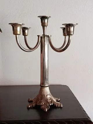 Candelabro Vintage 5 Brazos Metal