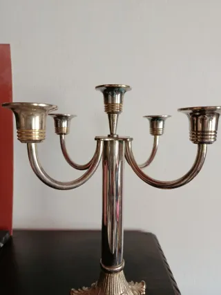 Candelabro Vintage 5 Brazos Metal