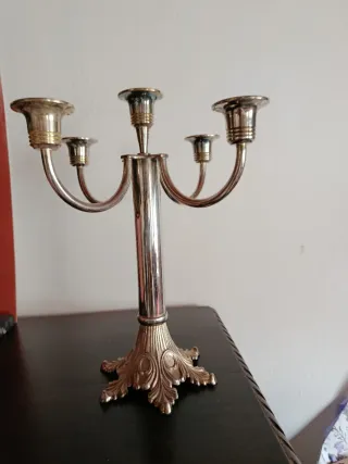 Candelabro Vintage 5 Brazos Metal