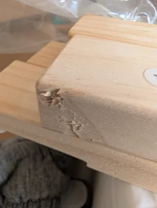 Gimnasio bebé madera con juguetes