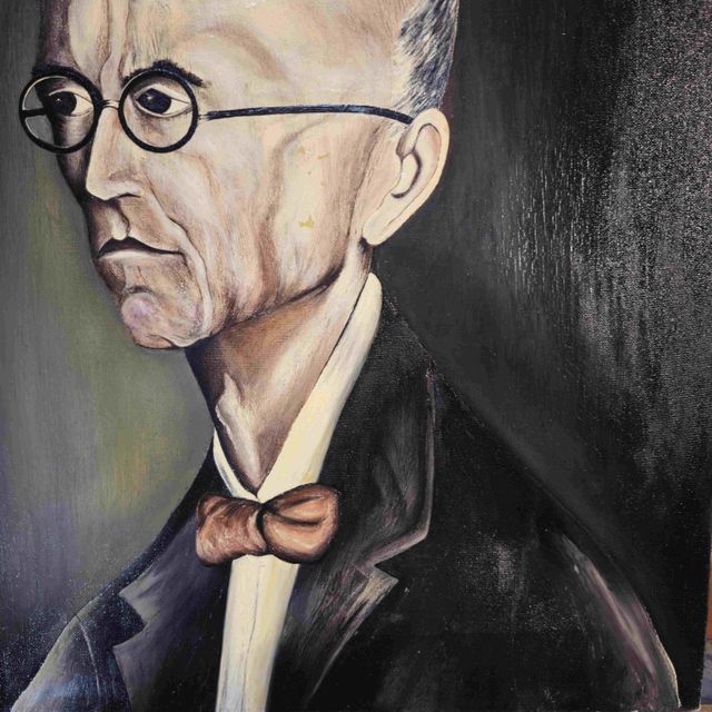 RAMON TIDOR CUADRO ACRILICO MANUEL DE FALLA