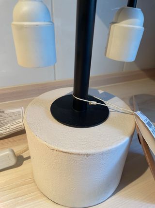 Lámpara Zara Home Beige/Negro