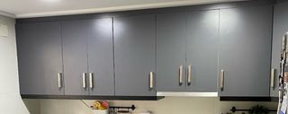 Lote puertas cocina gris y negro medidas variadas