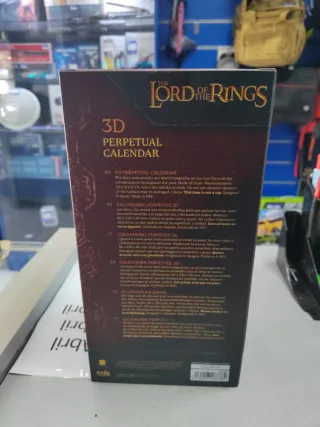 Calendario 3D El Señor de los Anillos