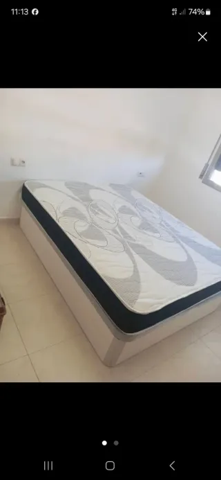 Canapé abatible con colchón