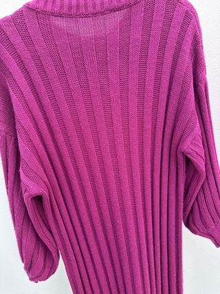 Vestido punto canalé señora talla única