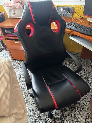 Silla Gaming Negra y Roja