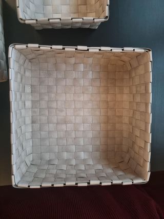 Set 3 Cestini Portaoggetti IKEA