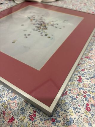 Cuadro Cartier Lámina Marco Plateado