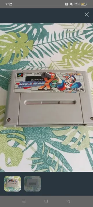 Rockman X3 SNES Super Famicom Capcom Original