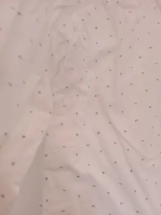 Camisa t3/4 blanca estampada