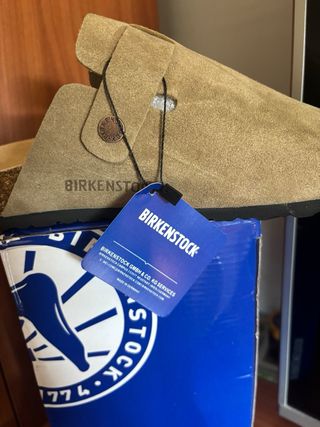 Zuecos Birkenstock Beige