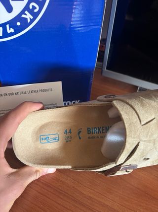 Zuecos Birkenstock Beige