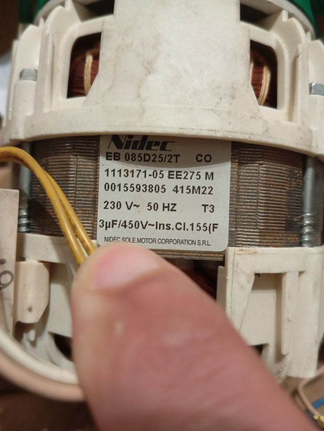 Motor Bomba Lavavajillas NIDEC 230V 50Hz