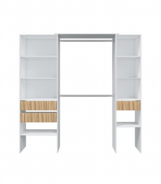 Kit Vestidor 190 cm. Blanco Artik/Natur