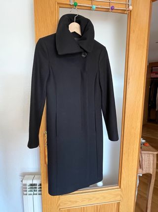Abrigo Negro Zara Talla XS