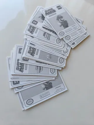 76 Cromos Super Mario Panini. It's a me,Mario!