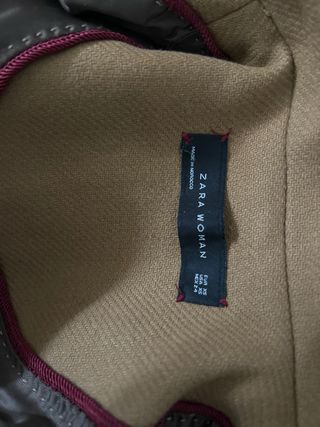Abrigo Zara Marrón