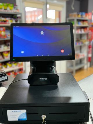 Frigorífico blanco Caja registradora