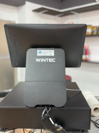 Frigorífico blanco Caja registradora