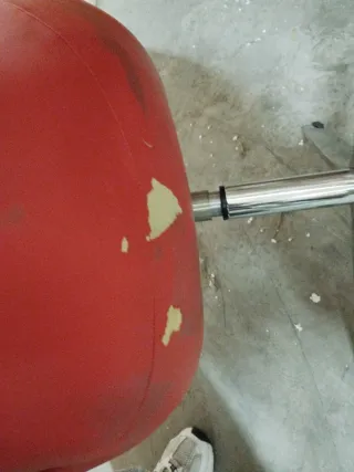 Silla Diseño Polipiel Roja