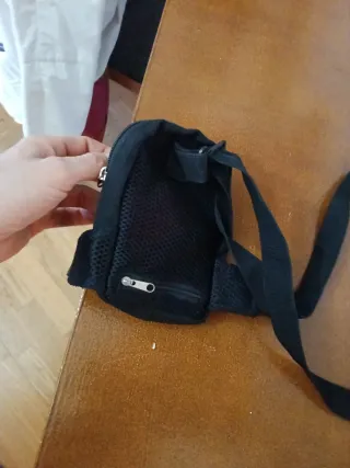 Bolsito pierna motero negro