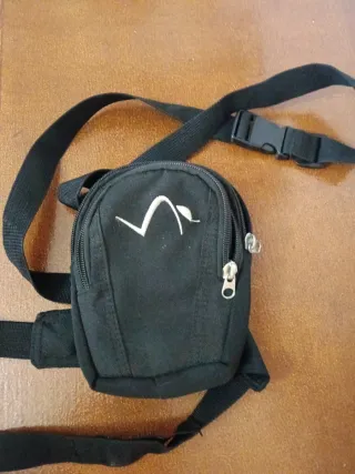 Bolsito pierna motero negro