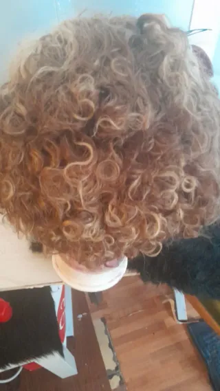 Peluca pixie lacefront 13x4 human hair highlights