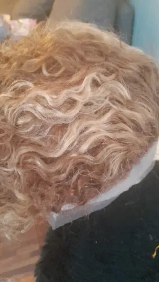 Peluca pixie lacefront 13x4 human hair highlights