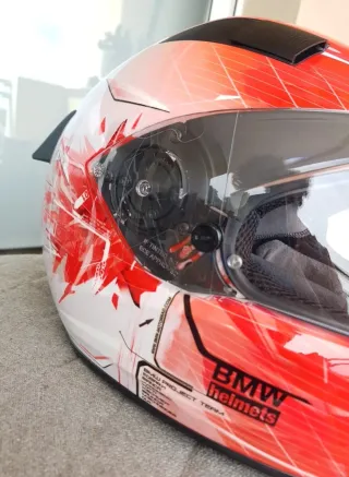 Casco BMW Talla 60-61 Rojo