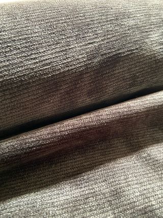 Tessuto Ciniglia Cotone Nero