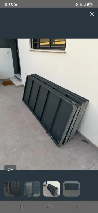 Puerta de garaje metálica